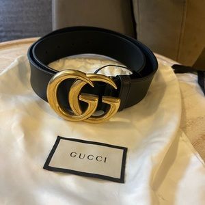 Gucci Wide Leather Belt